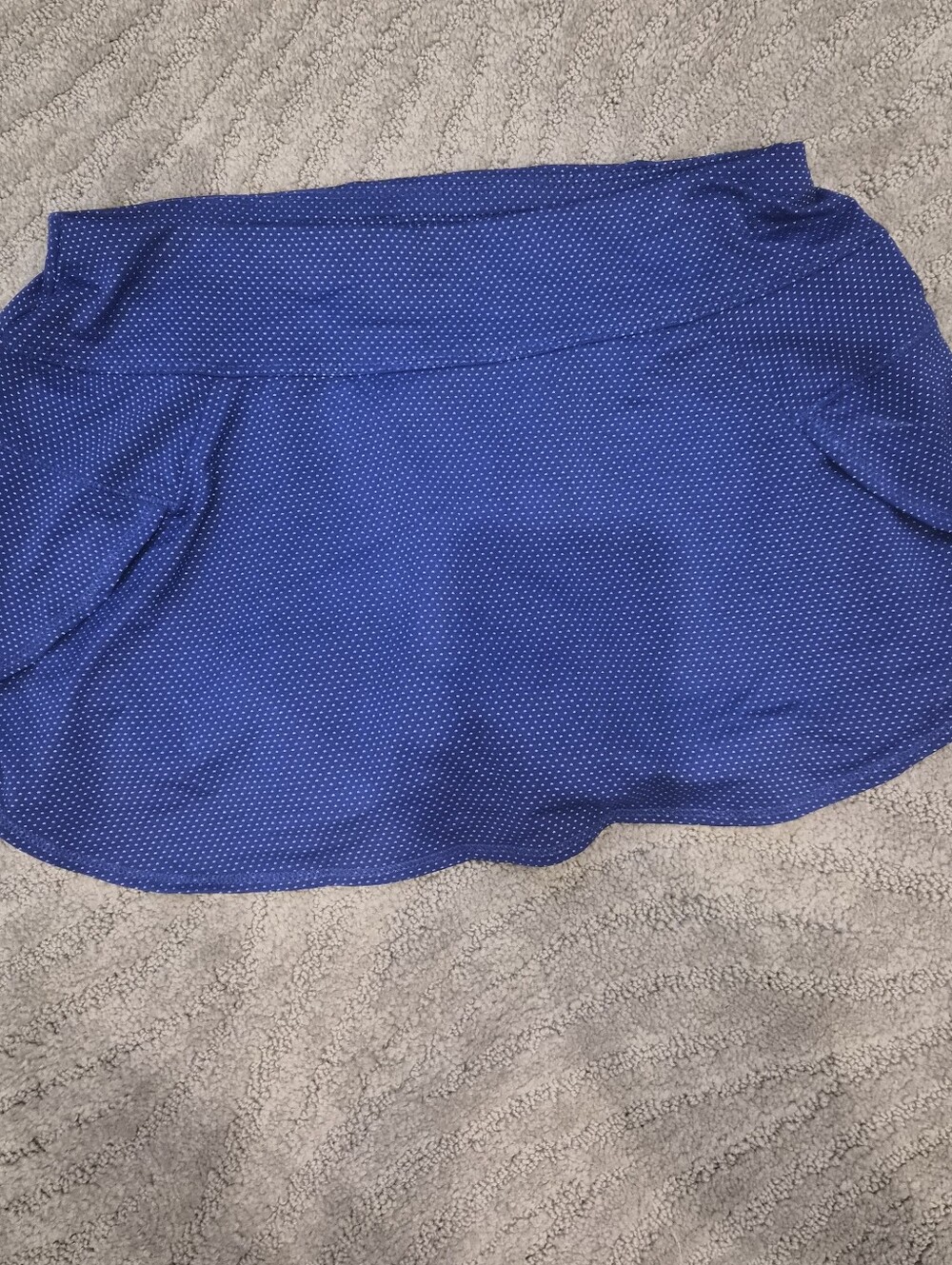 Lucky In Love Brand Royal Blue Graphic Tennis  Skirt W/ Skorts - Size Small